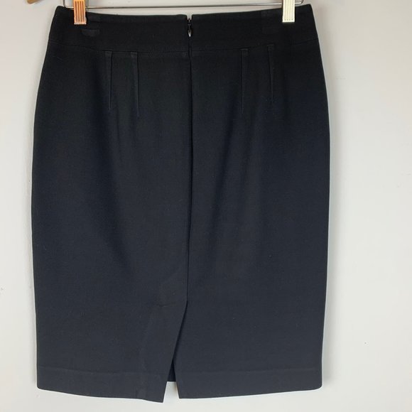 LOFT Classic‎ Black Pencil Skirt Sz 2 - Picture 2 of 6